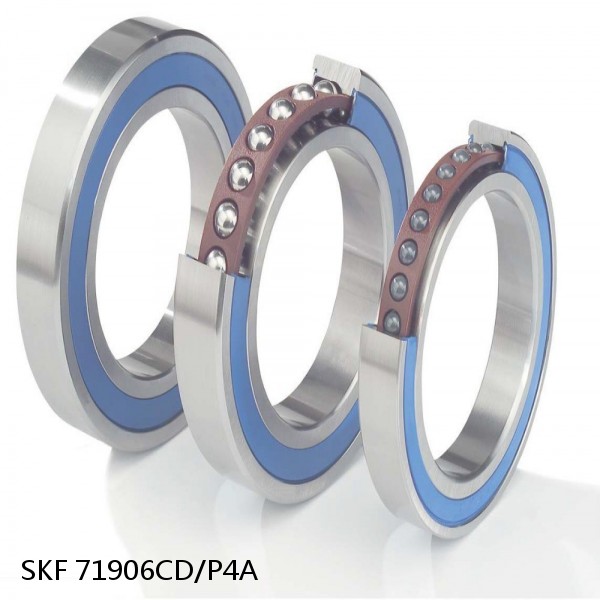 71906CD/P4A SKF Super Precision,Super Precision Bearings,Super Precision Angular Contact,71900 Series,15 Degree Contact Angle