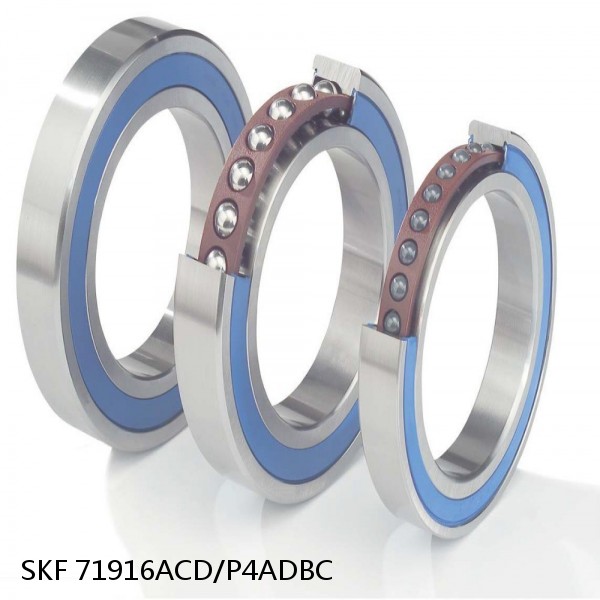 71916ACD/P4ADBC SKF Super Precision,Super Precision Bearings,Super Precision Angular Contact,71900 Series,25 Degree Contact Angle #1 small image